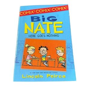 Big Nate Here Goes Nothing Lincoln Peirce Paperback Comic Book Kids Humor